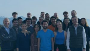 Atinary team in their new Biopôle office, highlighting collaboration and innovation in AI-driven R&D.